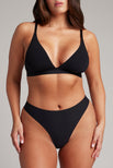 Thumbnail image #2 of Base High Thong in Black (Pack)