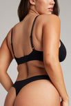 Thumbnail image #4 of Base High Thong in Black (Pack)