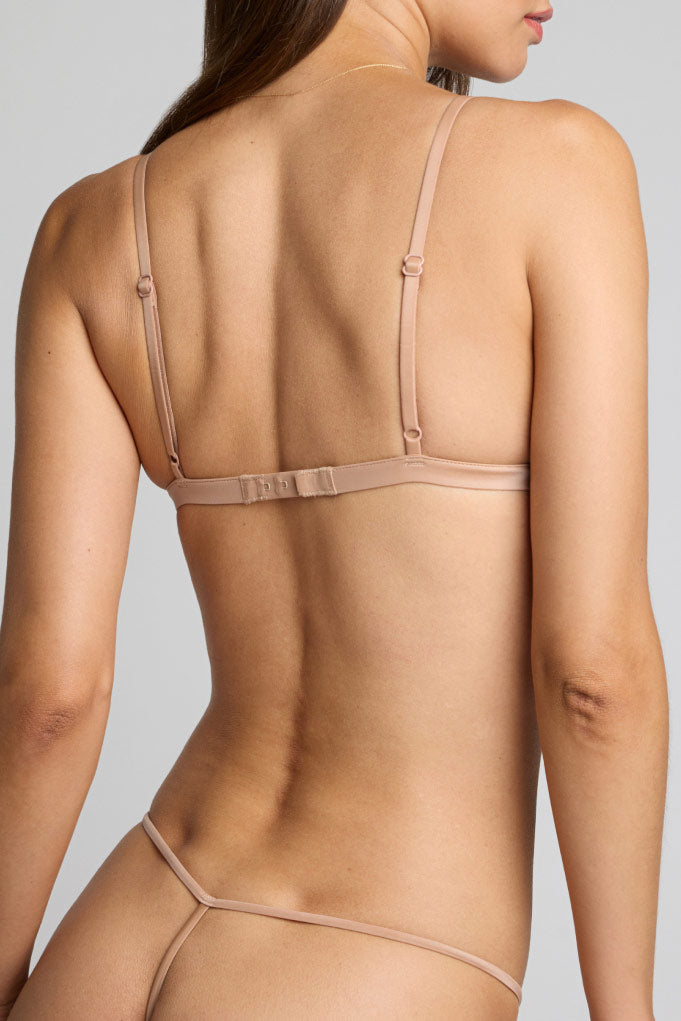 Glacé Mini Bra in Buff