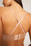 Thumbnail image #6 of Glacé Strapless Bra in Buff