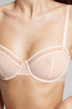 Thumbnail image #3 of Sieve Balconette Bra in Peach [Ksenia 34B]