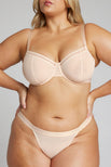 Thumbnail image #2 of Sieve Balconette Bra in Peach [Vitoria 38DD]