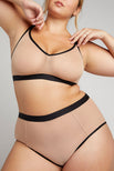 Thumbnail image #4 of Sieve Non-Wire Bra in Buff + Black [Vitoria 3+]