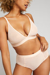 Thumbnail image #1 of Sieve Triangle Bra in Peach [Morgan 2]