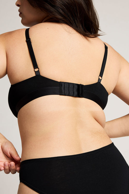Cloud Cotton Nursing Bra in Black