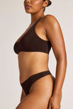 Thumbnail image #2 of Slink Dipped Bralette in Espresso