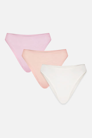 Detail view of Cloud Cotton French Cut Brief in Bermuda (Pack) for sizer