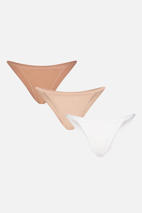 Cloud Cotton String Bikini in Honey (Pack)