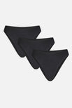 Thumbnail image #1 of Cloud Cotton French Cut Brief in Black (Pack)