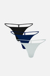 Thumbnail image #1 of Glacé String Thong in Twilight (Pack)