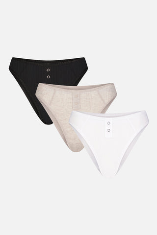 Detail view of Whipped French Cut Brief in Classic (Pack) for sizer