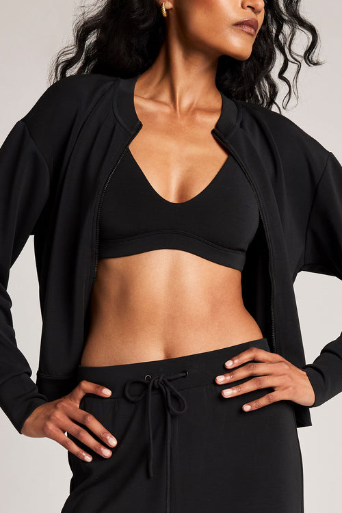 Airis Scoop Bra in Black