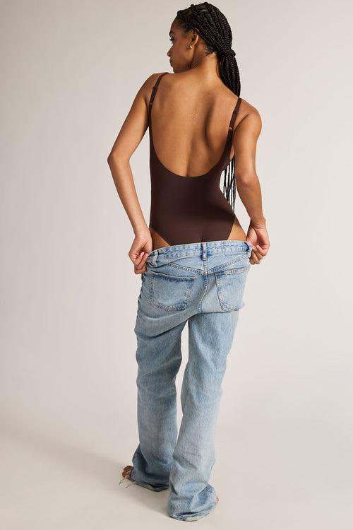 Base Cami Bodysuit in Espresso