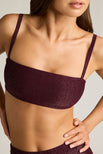 Thumbnail image #1 of Disco Bandeau Top in Garnet