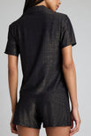 Thumbnail image #4 of Disco Short Sleeve Top in Black [Santana XS]