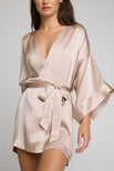 Thumbnail image #1 of Eclipse Washable Silk Mini Robe in Fizz