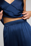 Thumbnail image #2 of Eclipse Washable Silk Track Pant in Navy