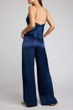 Thumbnail image #4 of Eclipse Washable Silk Track Pant in Navy