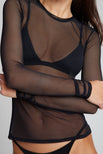 Thumbnail image #1 of Fete Long Sleeve Top in Black