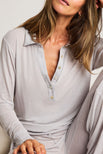 Thumbnail image #1 of Fino Featherweight Cashmere Polo in Heather Grey