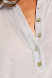 Thumbnail image #3 of Fino Featherweight Cashmere Polo in Heather Grey