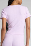 Thumbnail image #4 of Pointelle Baby Tee in Lilac