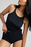 Thumbnail image #8 of Pointelle Tank in Black [Ravi S]
