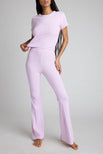 Thumbnail image #5 of Pointelle Flare Pant in Lilac [Santana XS]