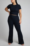 Thumbnail image #3 of Pointelle Flare Pant in Black [Neti XL]