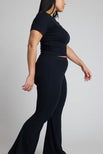 Thumbnail image #4 of Pointelle Flare Pant in Black [Neti XL]