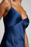 Thumbnail image #2 of Eclipse Washable Silk Slip in Navy