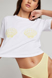 Thumbnail image #1 of Uniform Baby Tee in White: Mermaid Edition [Ksenia XS]