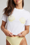 Thumbnail image #2 of Uniform Baby Tee in White: Mermaid Edition [Ksenia XS]