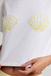 Thumbnail image #4 of Uniform Baby Tee in White: Mermaid Edition [Ksenia XS]