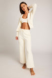 Thumbnail image #4 of Waffle Knit Zip-Up Hoodie in Cream