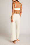 Thumbnail image #4 of Waffle Knit Cropped Track Pant in Cream