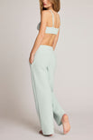 Thumbnail image #5 of Waffle Knit Cropped Track Pant in Mist
