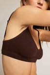 Thumbnail image #3 of Waffle Knit Lounge Bralette in Espresso