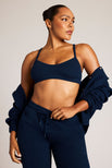 Thumbnail image #4 of Waffle Knit Shirt Jacket in Navy