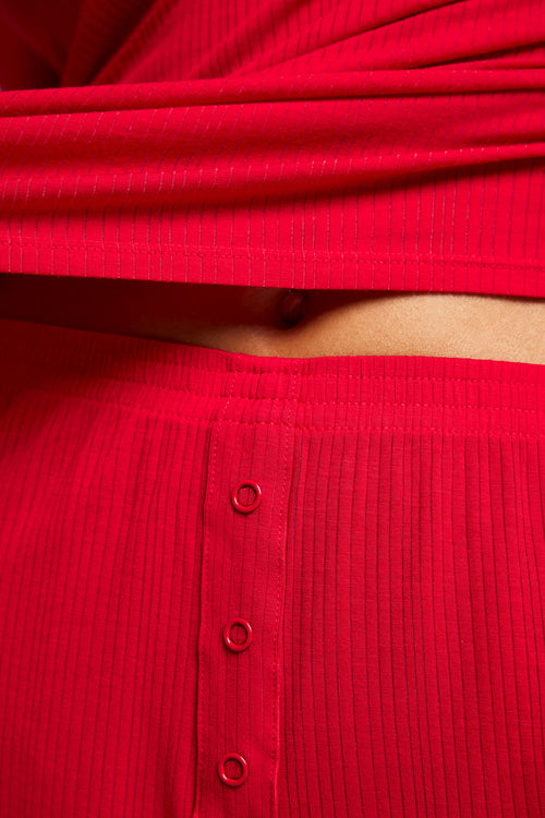 Whipped Boyfriend Short in Cerise