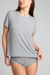 Thumbnail image #1 of Whipped Boyfriend Tee in Heather Grey [Ksenia XS]
