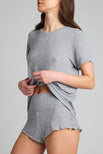 Thumbnail image #2 of Whipped Boyfriend Tee in Heather Grey [Ksenia XS]