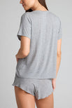 Thumbnail image #3 of Whipped Boyfriend Tee in Heather Grey [Ksenia XS]