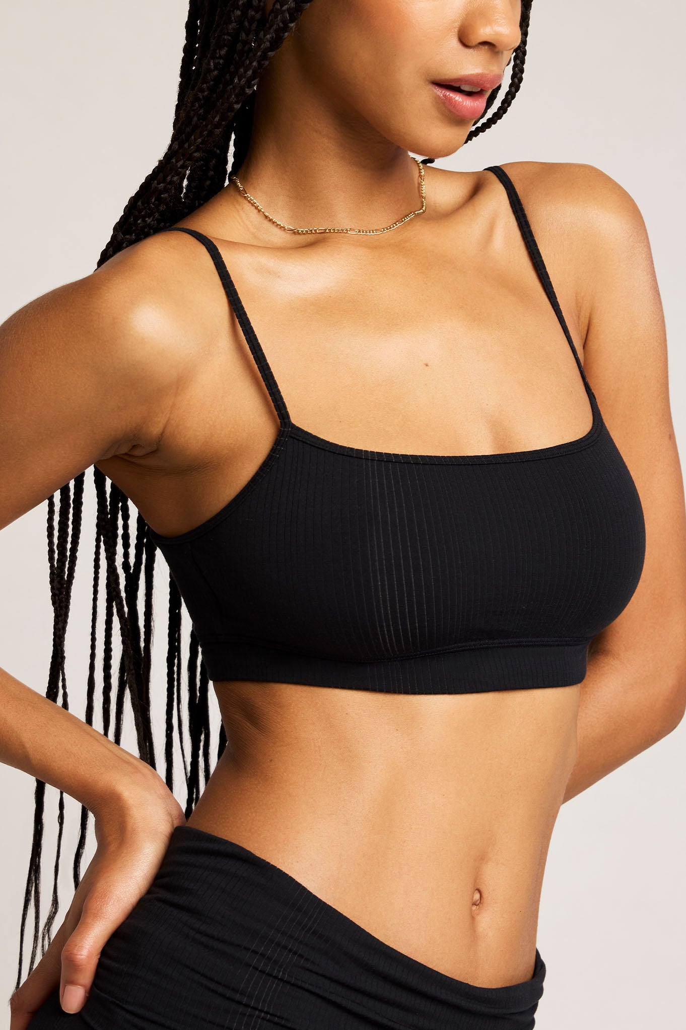 Whipped Bralette in Black