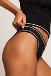 Thumbnail image #3 of Whipped French Cut Brief in Black + White