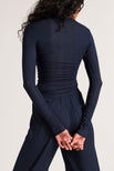Thumbnail image #3 of Whipped Henley in Navy