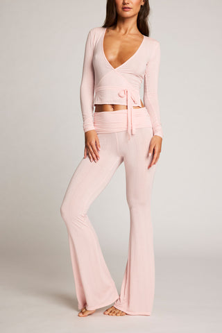 Detail view of Whipped Roll Down Pant in Shell for sizer