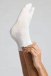 Thumbnail image #2 of Flutter Sock in White (Pack)