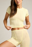 Thumbnail image #1 of Whipped Baby Tee in Sunshine [Ksenia XS]
