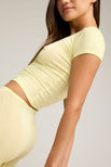 Thumbnail image #2 of Whipped Baby Tee in Sunshine [Ksenia XS]